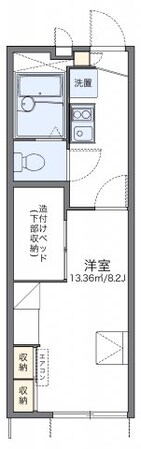 レオパレス喜連北Ⅲの物件間取画像